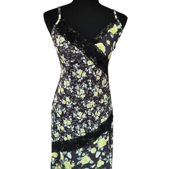 ASOS Design Floral Slip Maxi Dress – Size US 0 - Picture 3 of 9